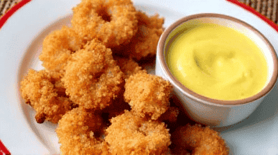 Air Fryer Coconut Shrimp with Tangy Mango Dipping Sauce – A Tropical Appetizer Delight!