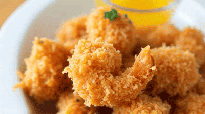 Air Fryer Coconut Shrimp with Tangy Mango Dipping Sauce – A Tropical Appetizer Delight!