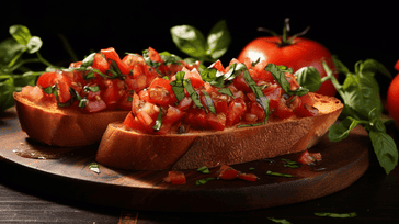 Delightful Bruschetta with Fresh Tomato and Basil Recipe