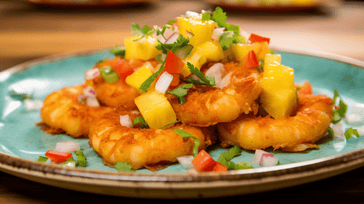 Delicious & Easy Crispy Coconut Shrimp with Pineapple Salsa Recipe