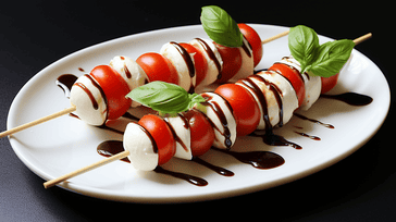 Delicious Mini Caprese Salad Skewers - Easy & Fresh Recipe