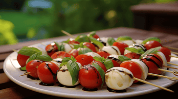 Delicious Mini Caprese Salad Skewers - Easy & Fresh Recipe