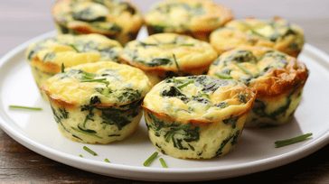 Delightful Mini Spinach and Feta Quiches Recipe | Easy & Tasty