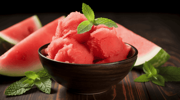 Experience the Bliss with Our Refreshing Watermelon Sorbet