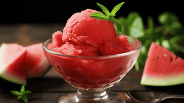 Experience the Bliss with Our Refreshing Watermelon Sorbet