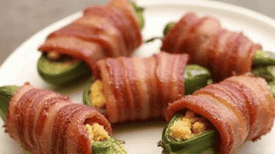 Delicious Smoky Bacon-Wrapped Jalapeno Poppers Recipe!