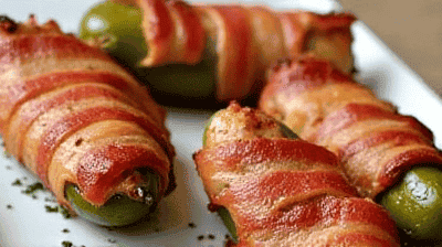 Delicious Smoky Bacon-Wrapped Jalapeno Poppers Recipe!