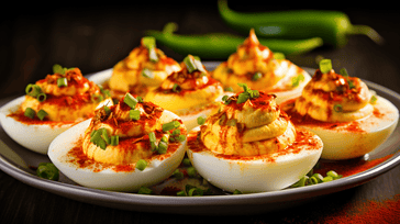 Get Fiery with Spicy Sriracha Deviled Eggs - Yumminess Unleashed!