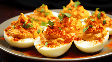 Get Fiery with Spicy Sriracha Deviled Eggs - Yumminess Unleashed!