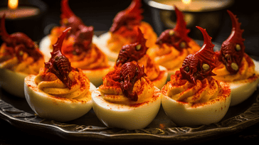 Get Fiery with Spicy Sriracha Deviled Eggs - Yumminess Unleashed!