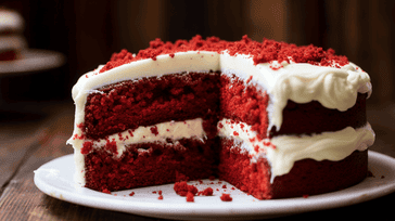 Savor the Unbeatable Taste of a Velvety Red Velvet Cake!