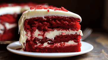 Savor the Unbeatable Taste of a Velvety Red Velvet Cake!