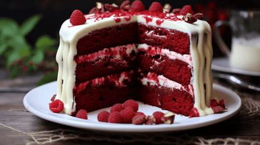 Savor the Unbeatable Taste of a Velvety Red Velvet Cake!